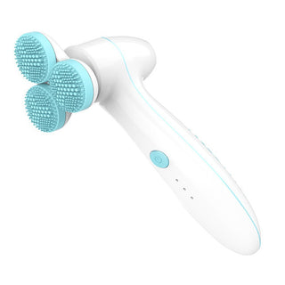 Three round 3D silicone cleansing instrument