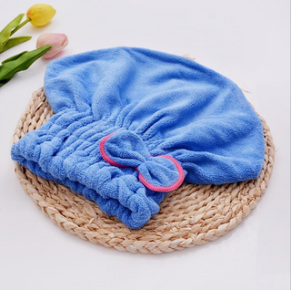 Luxurious Coral Fleece Microfiber Shower Cap