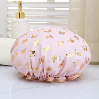 Gold-plated Bow Shower Cap Shower