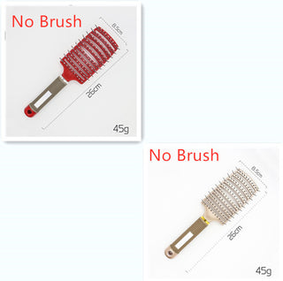 Hairbrush Anti Klit Brushy Haarborstel Women Detangler Hair Brush Bristle Nylon Scalp Massage  Teaser Hair Brush Comb