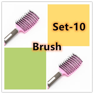 Hairbrush Anti Klit Brushy Haarborstel Women Detangler Hair Brush Bristle Nylon Scalp Massage  Teaser Hair Brush Comb