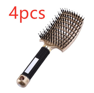 Hairbrush Anti Klit Brushy Haarborstel Women Detangler Hair Brush Bristle Nylon Scalp Massage  Teaser Hair Brush Comb