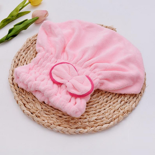 Luxurious Coral Fleece Microfiber Shower Cap